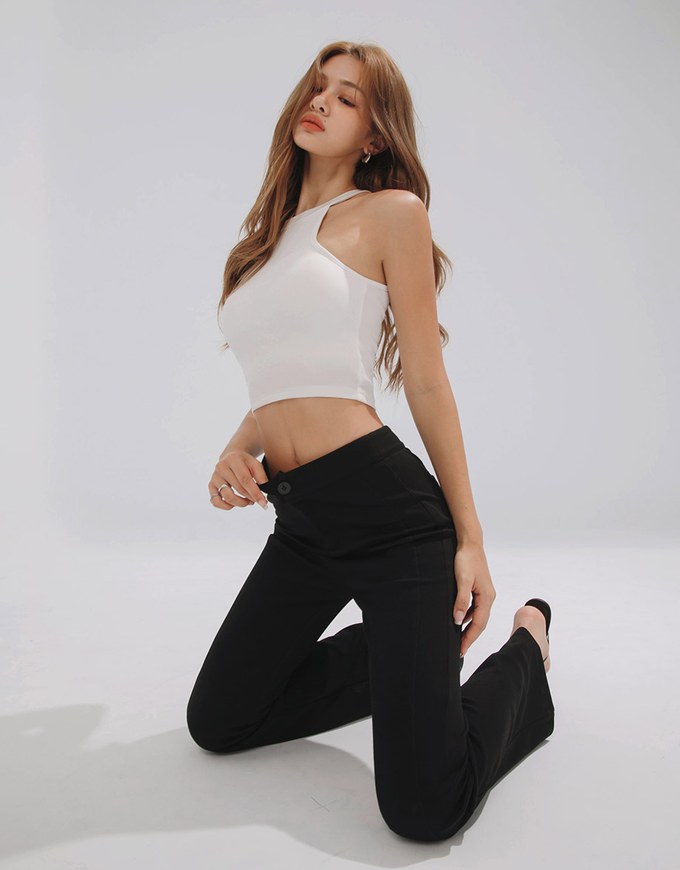 AIRY HOURGLASS Long Pants With Pockets