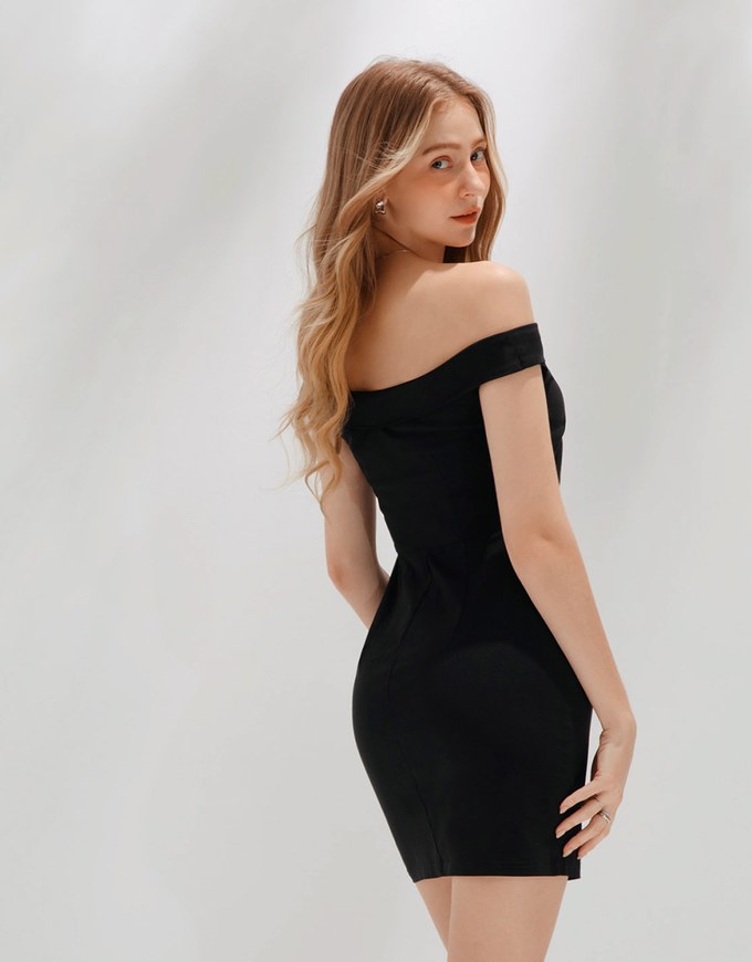 Solid Color Tube Bodycon Padded Mini Dress