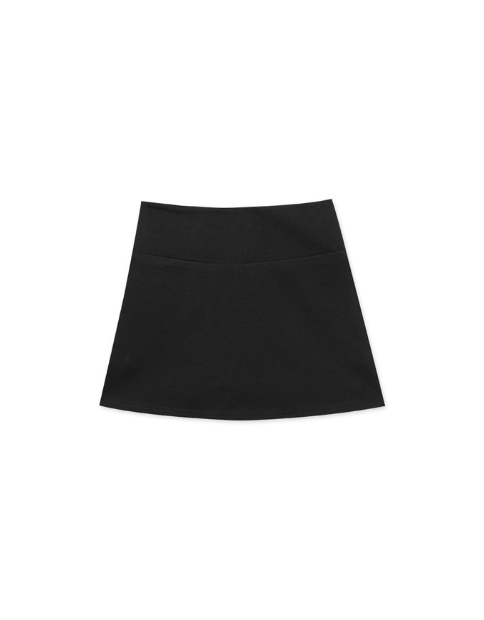 AIRY HOURGLASS High Waisted Slit Skort