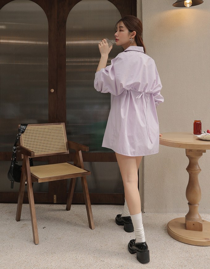 2WAY Detachable Long Blouse