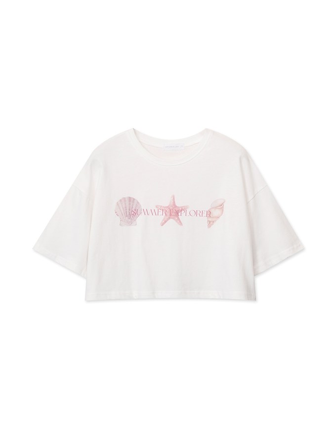 Ocean Style Starfish Shell T-Shirt