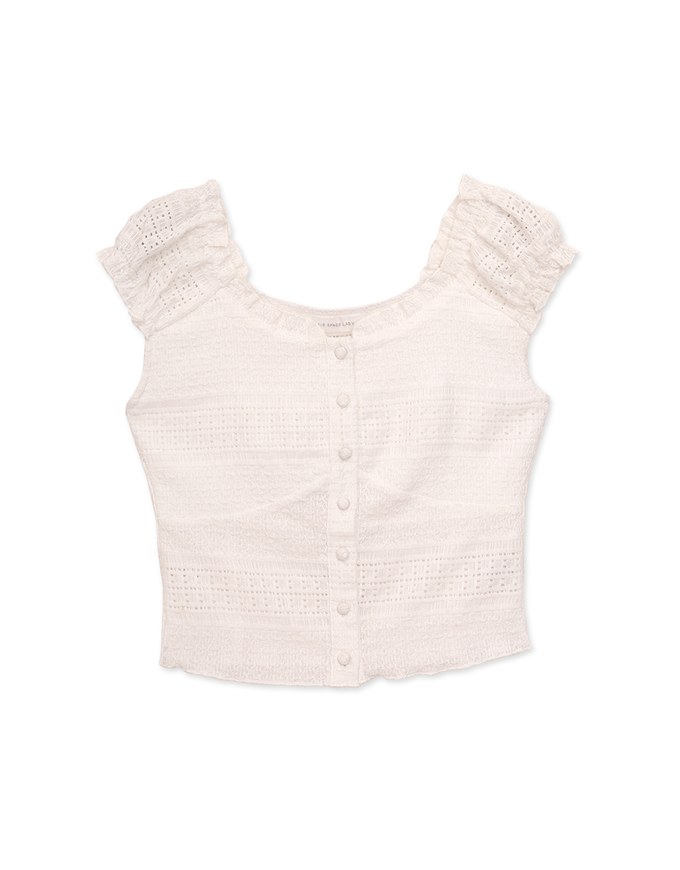 Soft Knit Lace Trimmed Tank Top