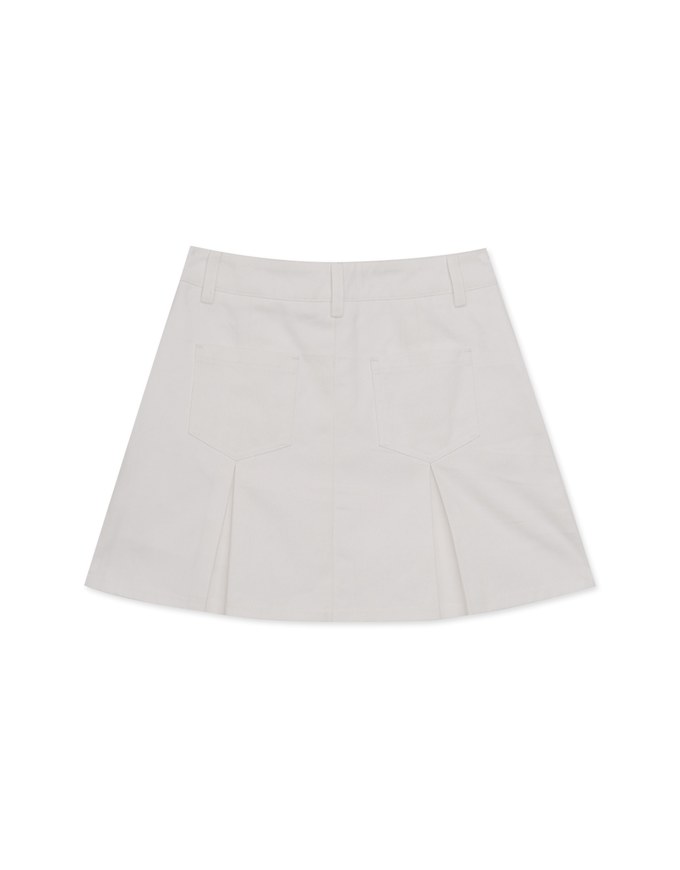 Heavyweight Classic Pleated Skirt