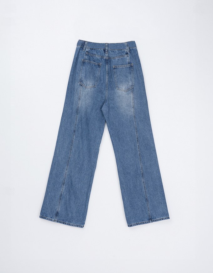 Edgy Cocoon Jeans Denim Long Pants