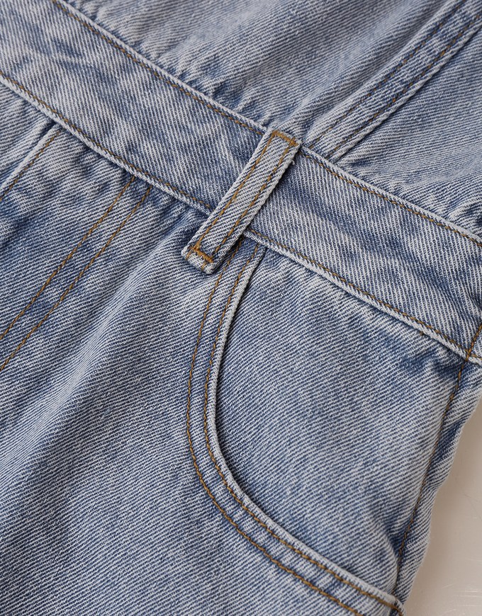 Vintage Jeans Denim Strap Mini Dress