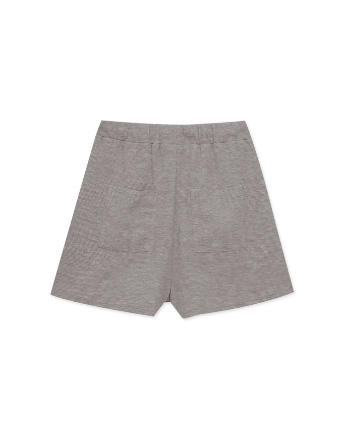 Muffin Texture Casual Drawstring Skorts