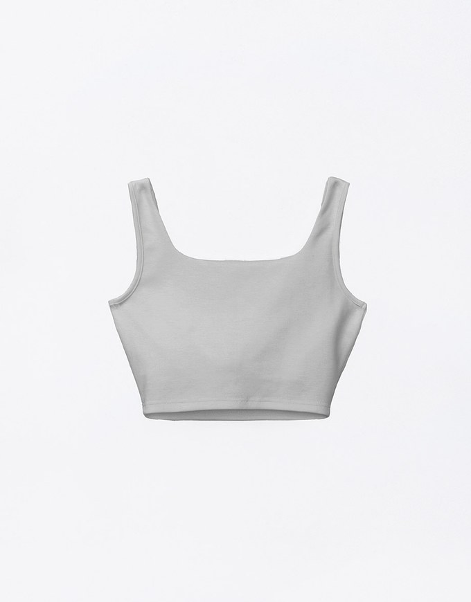 AIRY HOURGLASS Square Neck Bra Top