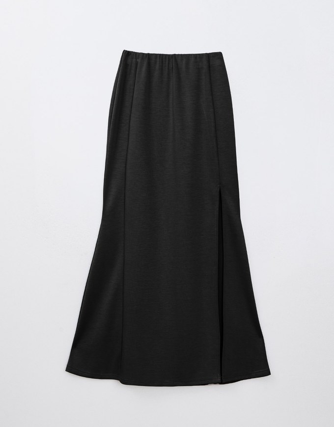 AIRY HOURGLASS Split Hem Maxi Skirt