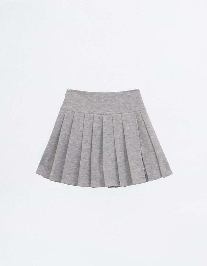 AIRY HOURGLASS Pleated A Line Mini Skirt