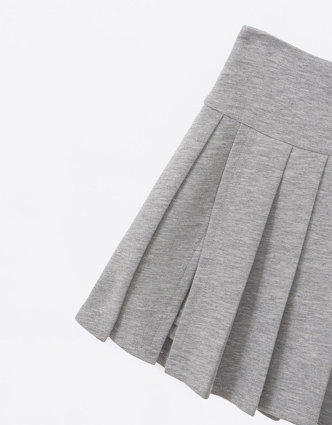 AIRY HOURGLASS Pleated A Line Mini Skirt