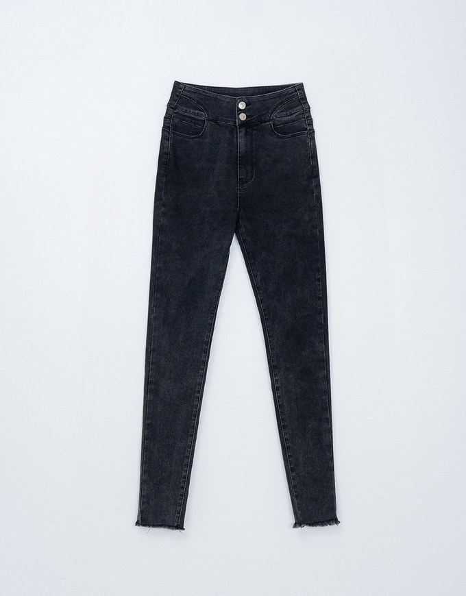 Double C Hourglass Slim Fit Skinny Jeans Denim Pants