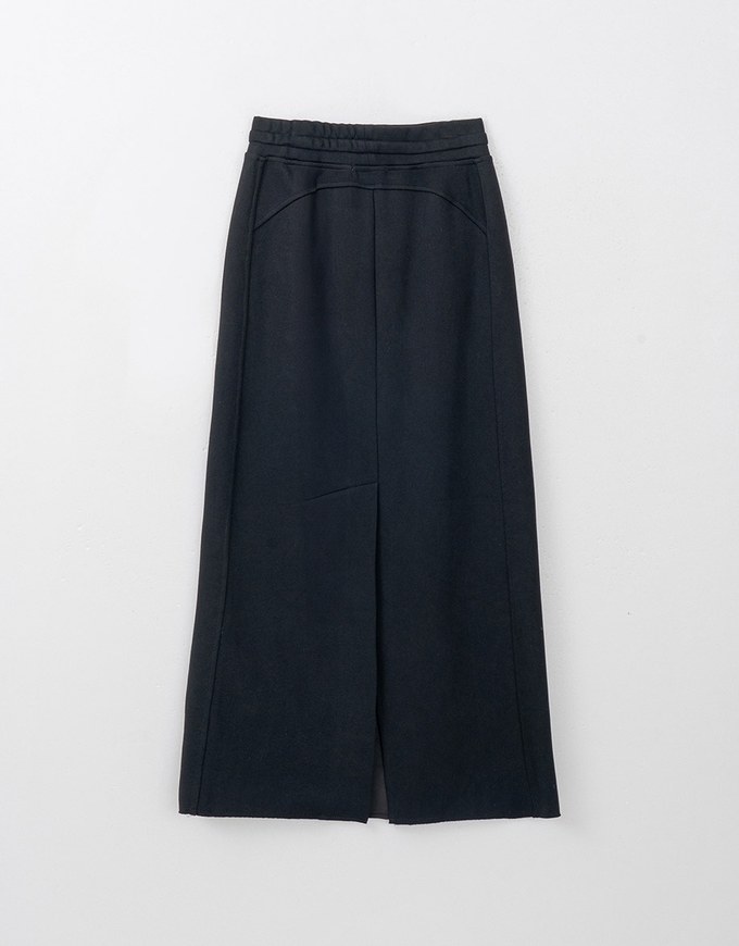 H Line Straight Cut Long Skirt