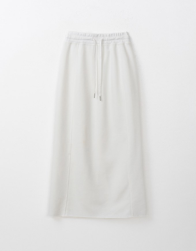 H Line Straight Cut Long Skirt