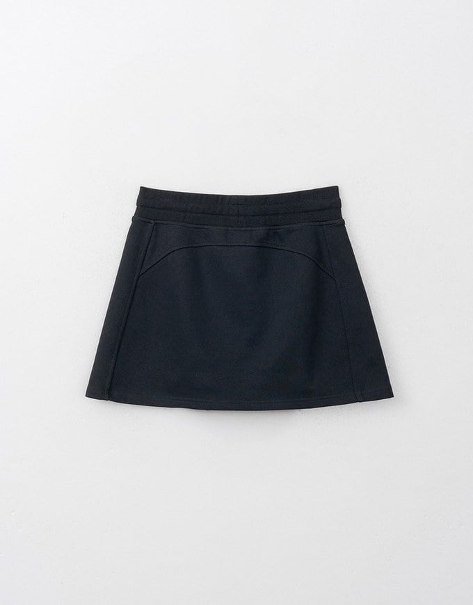 H Line Straight Cut Mini Skirt