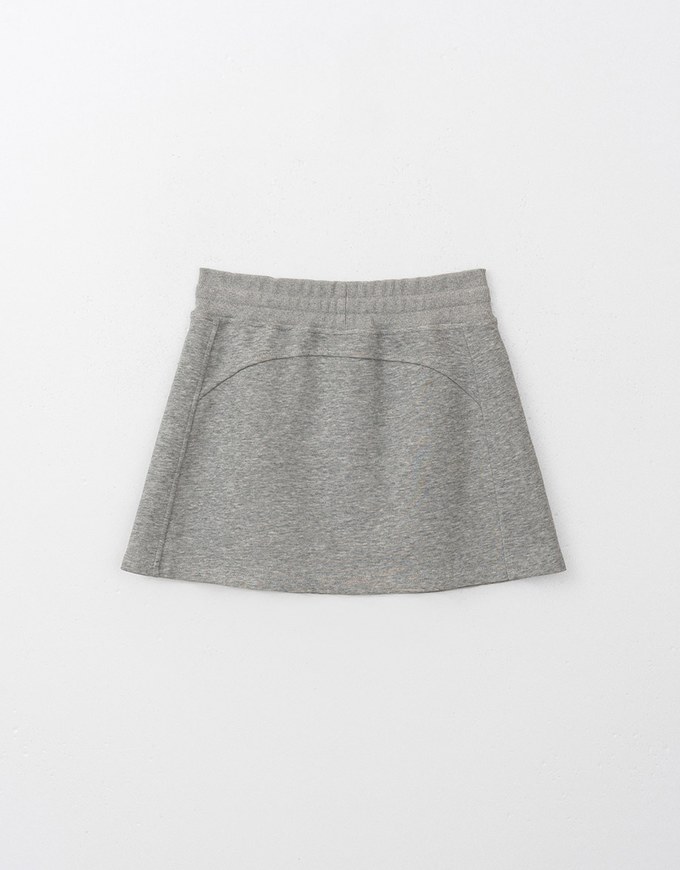 H Line Straight Cut Mini Skirt