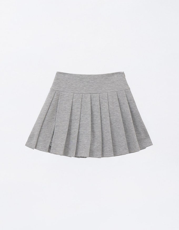 AIRY HOURGLASS Pleated A Line Mini Skirt