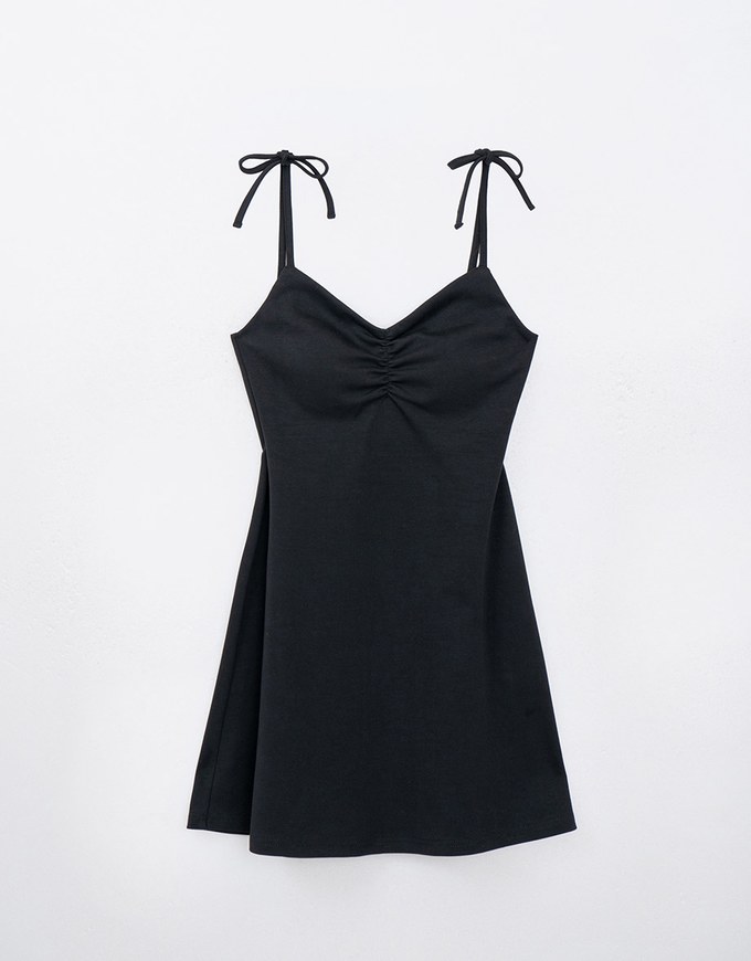 AIRY HOURGLASS Front Ruched Cami Mini Dress