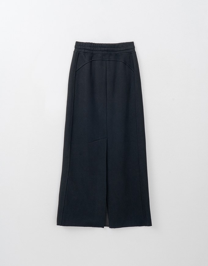 H Line Straight Cut Long Skirt