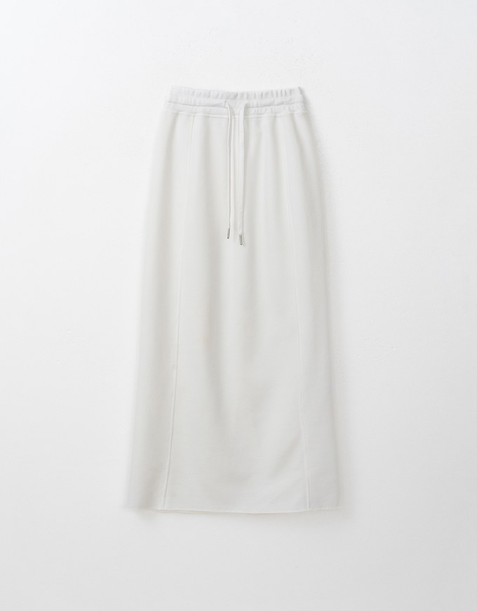 H Line Straight Cut Long Skirt