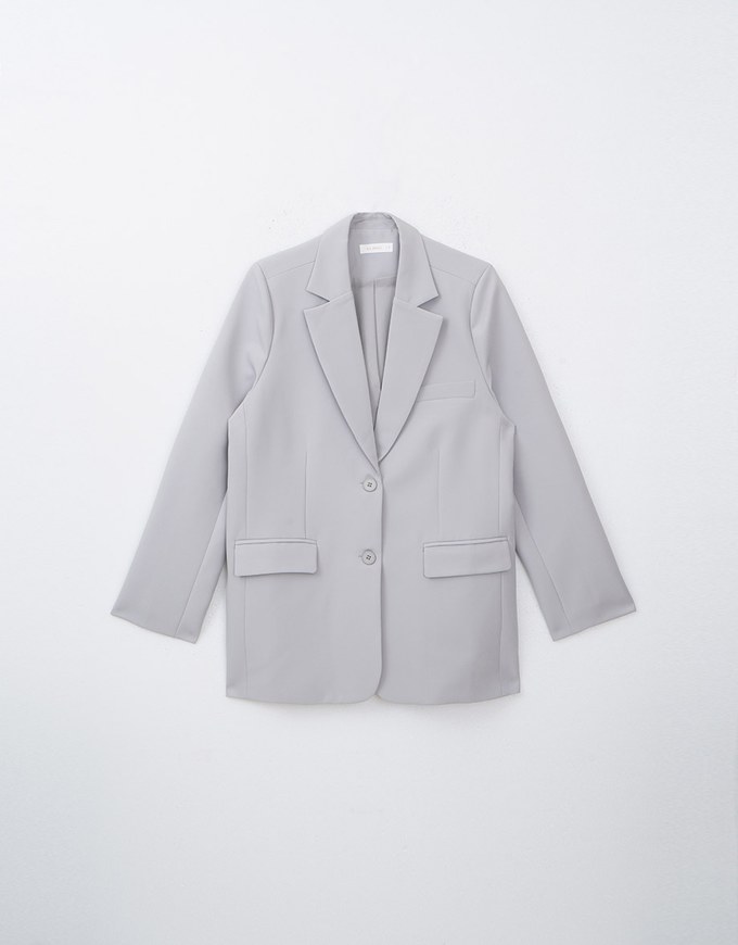 Minimalist Oversized Suit Jacket (With Shoulder Pads)