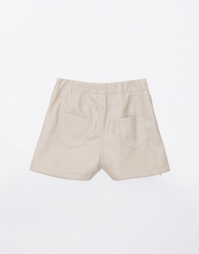 Soft Matte Stretch Faux Leather Shorts