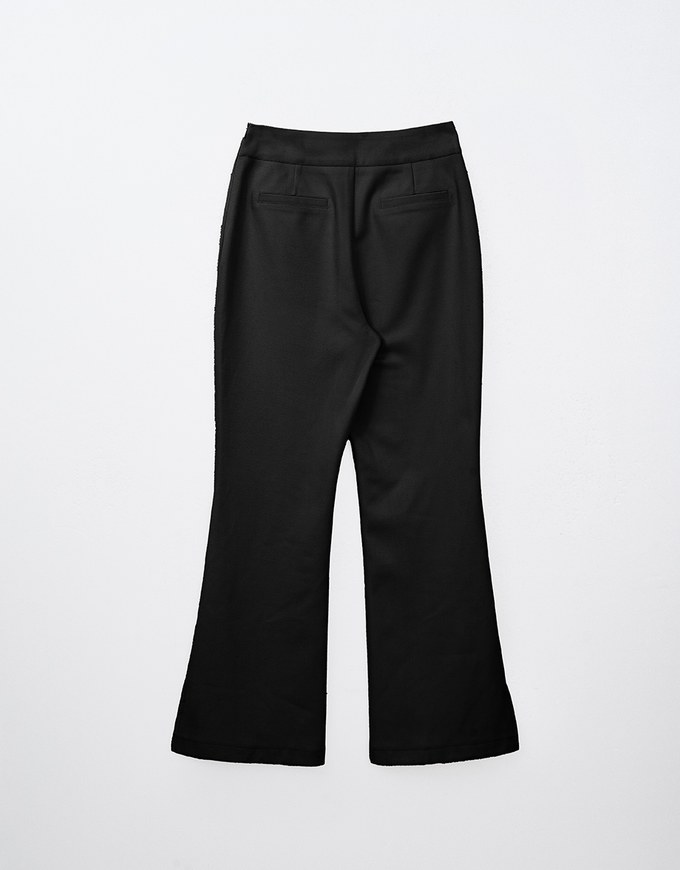 High Waist Cotton Skinny Flare Pants