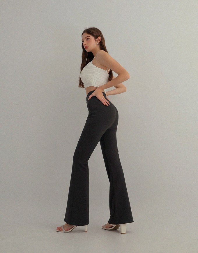 【Sculpt & Stretch 2.0 】AIRY HOURGLASS V-LINE Waistband Flared Pants