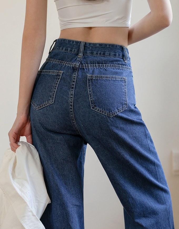 【Den!m LITE】Lightweight Soft Denim Straight Leg Pants