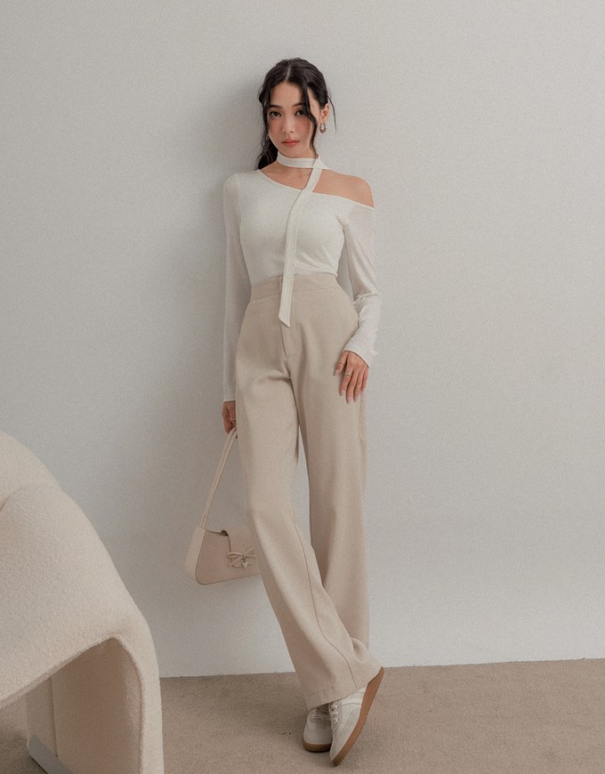 Perfect Body Curved Hip Suit Flared Pants