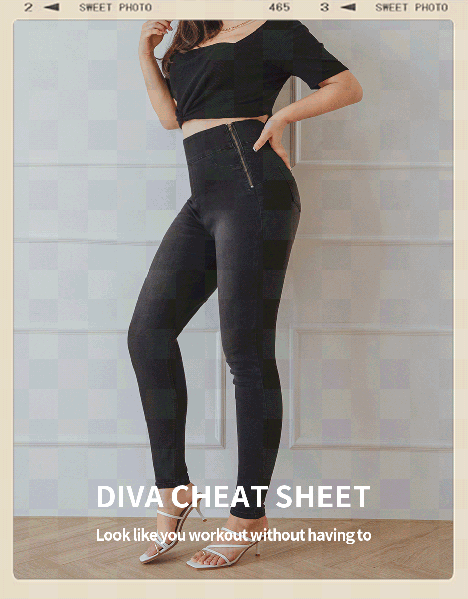 No Filter Snatched Waist Shape-Up Slimming Skinny-Fit Denim Pants 3.0