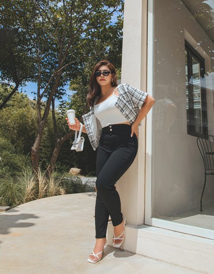 All-Purpose Elastic Slimming Trousers