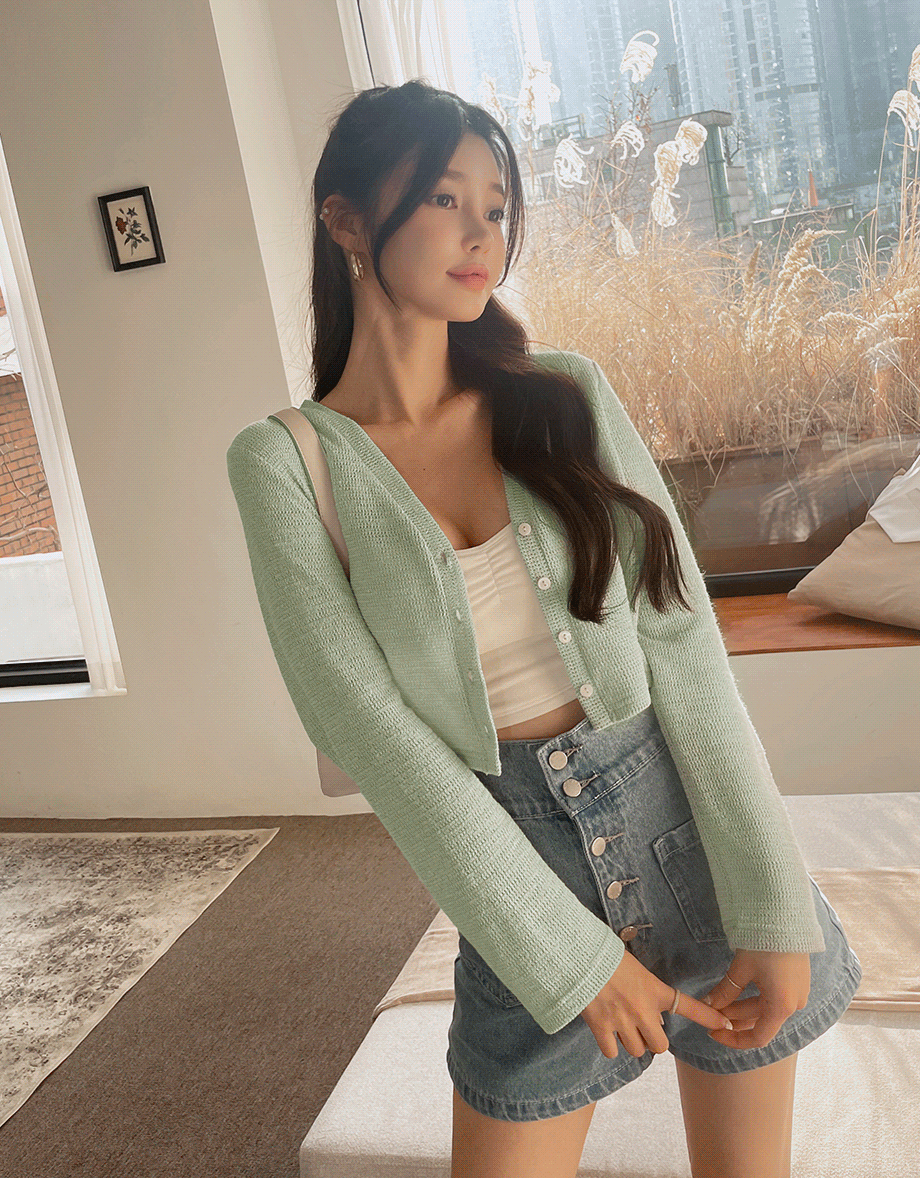 Translucent Beauty Knit Cardigan Top