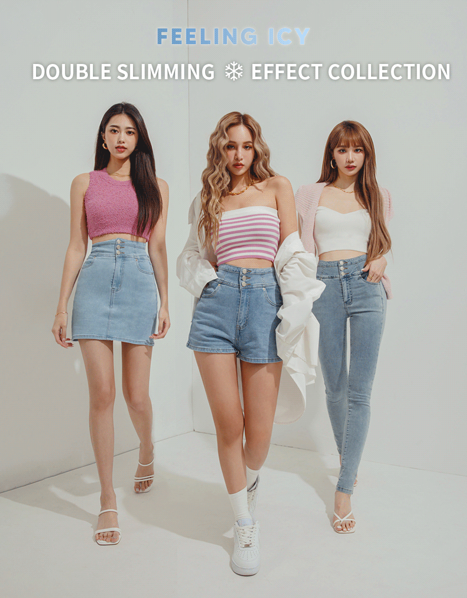 Breezy Cooling No Filter Slimming Denim Shorts