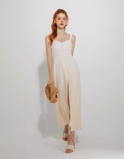 Ombre Lace Maxi Dress