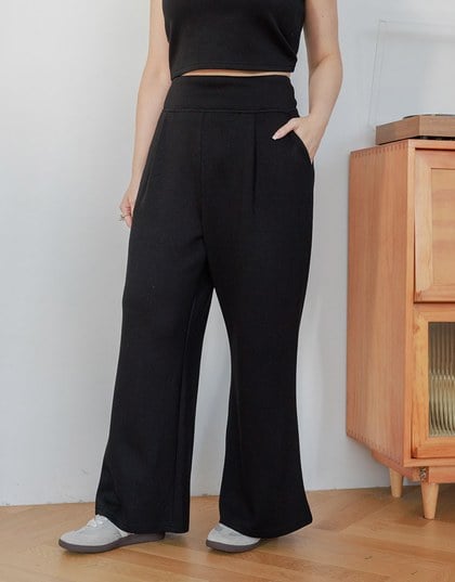 AIRY HOURGLASS High Waisted Wide Pants Culottes