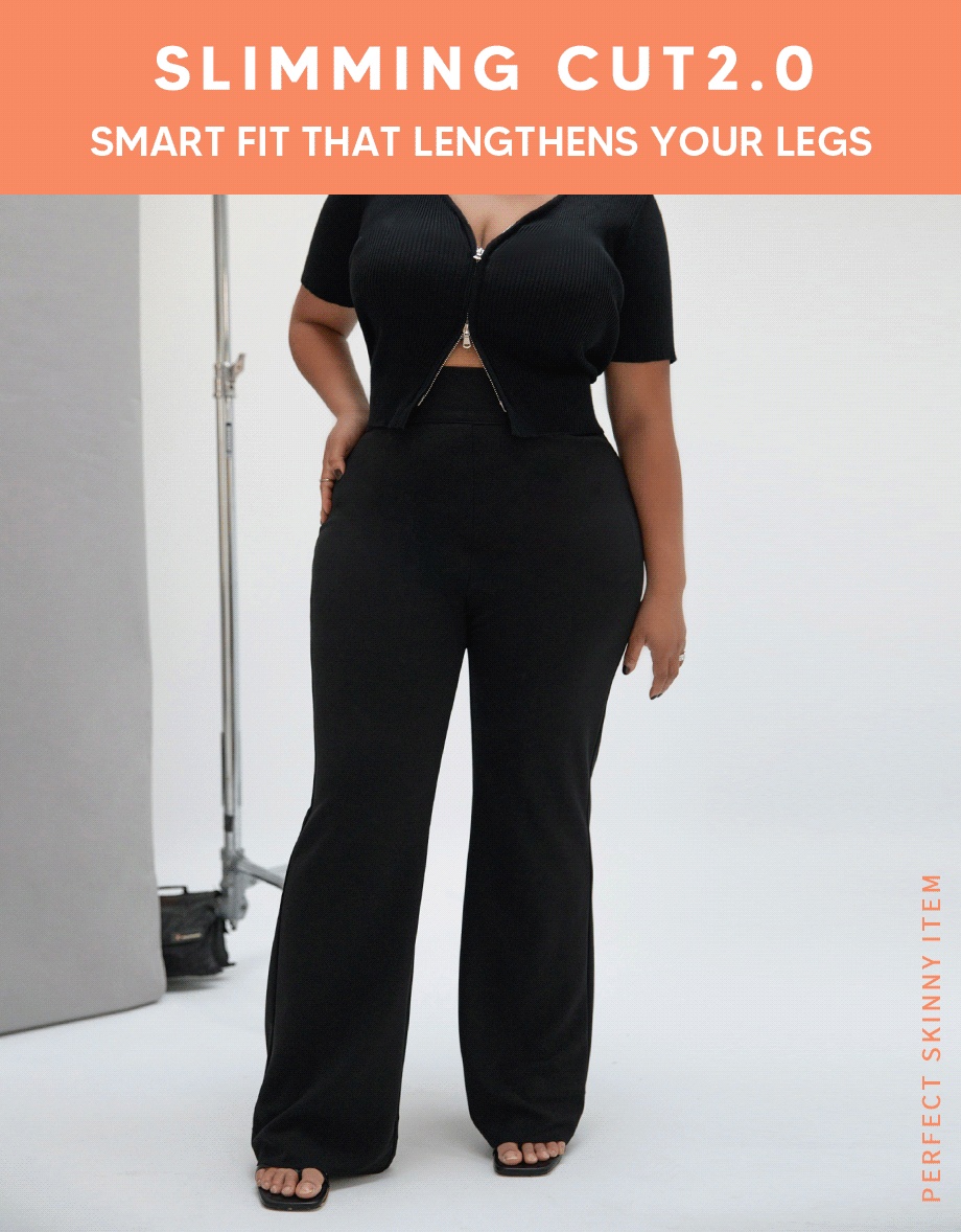 Stark Minimalism High Waist Trumpet Pants