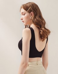 Classic Seamless Low Back Bralette (with Detachable padding)