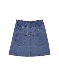 No Filter Shape-Up Slimming Side Slit Denim Jeans Skort