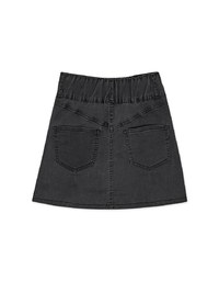 No Filter Shape-Up Slimming Side Slit Denim Jeans Skort