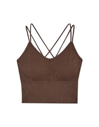 Comfy Seamless Double Crossback Bra Top