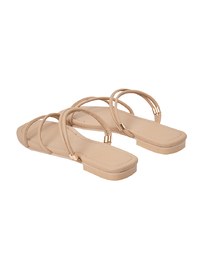 2Way Thin-Strappy Flat Sandals