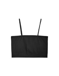 Ribbed Camisole Bra Top (With Detachable Bra Pad)