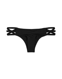 Criss-Cross Strappy Thong Bikini Bottom