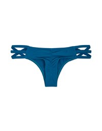 Criss-Cross Strappy Thong Bikini Bottom