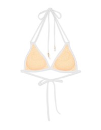 【LIGHT PUSH UP】3Way Plain Color Bikini Top Double Strap And Thin Bra Padded