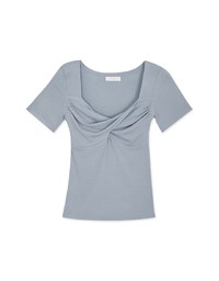 Casual Knotted Elastic Top