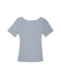 Casual Knotted Elastic Top