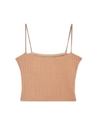 Elevated Detailing Cami Crop Top (With Padding)