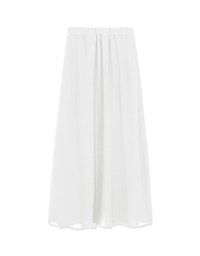 Chiffon-Overlay Maxi Skirt