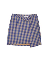 Foldover Asymmetrical A-Line Skirt
